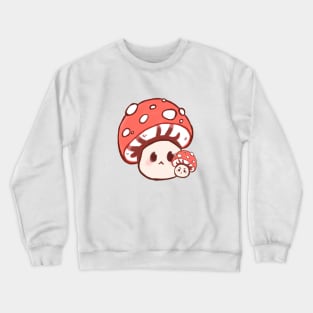 Mini mushroom family Crewneck Sweatshirt